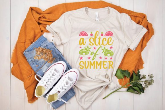 A Slice of Summer Svg: Graphics for T-Shirt Designs