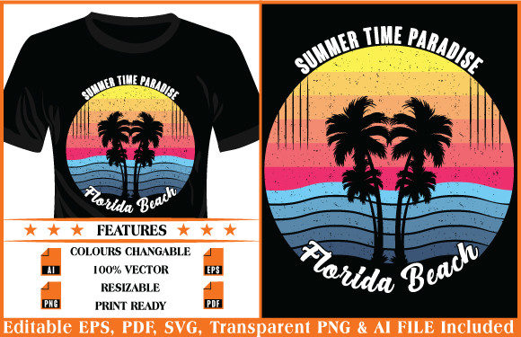 Beach T-shirt Summer Time Paradise Review