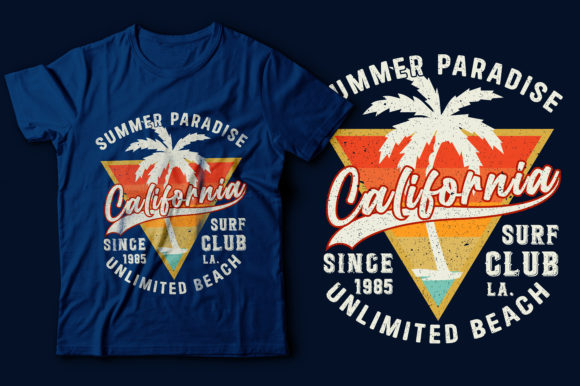 California Summer Paradise T-Shirt Graphics Review
