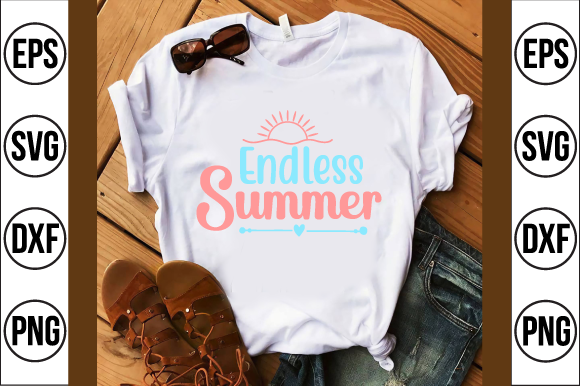 Endless Summer Svg Design: Graphics for T-Shirt Designs