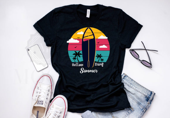 Hello Surf Summer Graphics for Crafts & Design