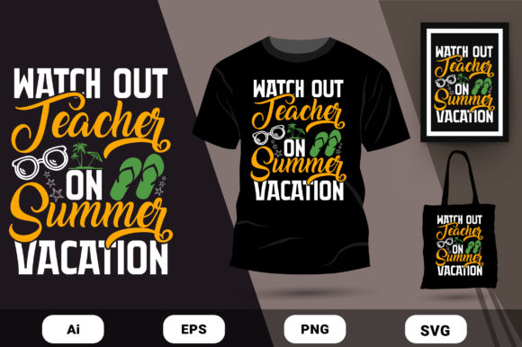 On Summer Vacation Graphics: Print Templates Review