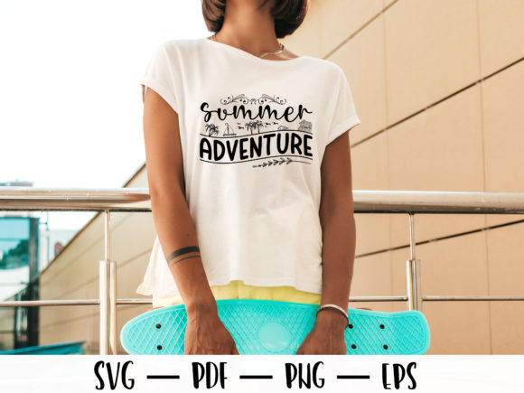 Summer Adventure SVG: Graphics & Print Templates