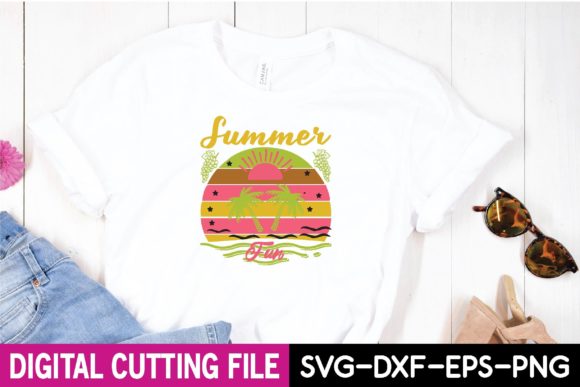 Summer Fun Svg Graphics for T-Shirt Designs