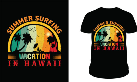 Summer Ocean Beach Graphics for T-Shirt Designs