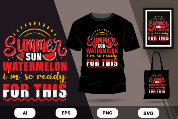 Summer Sun Watermelon Graphics & Print Templates Review