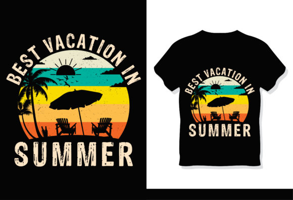 Summer T Shirt Design Graphics & Print Templates