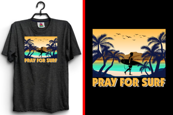 Summer T-Shirt Design Pray for Surf: A Stitch Review