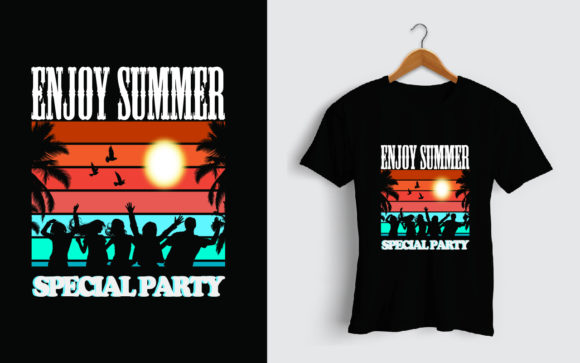 Summer Time Beach Party Graphics & Print Templates