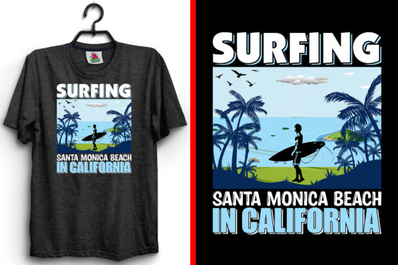Surfing Santa Graphics: Summer Print Templates Review