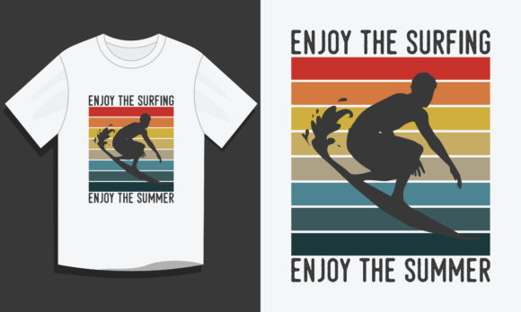 Surfing T Shirt Graphics & Print Templates Review
