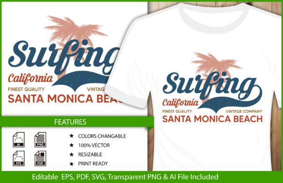 T-Shirt Designs & Graphics: Surfing Vintage Review